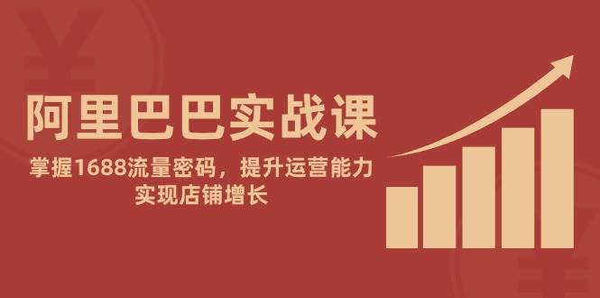 （14830期）阿里巴巴实战课：掌握1688流量密码，提升运营能力，实现店铺增长-泰戈创艺资源库