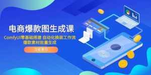 （14835期）电商爆款图生成课 ComfyUI零基础搭建 自动化换装工作流 爆款素材批量生成-泰戈创艺资源库
