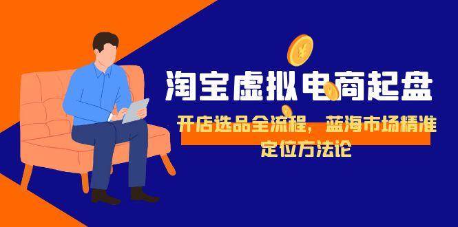 （15159期）淘宝虚拟电商起盘，开店选品全流程，蓝海市场精准定位方法论-泰戈创艺资源库