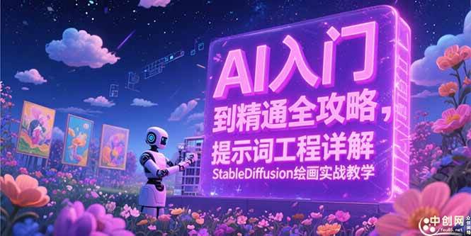 （15181期）AI入门到精通全攻略，提示词工程详解，StableDiffusion绘画实战教学-泰戈创艺资源库