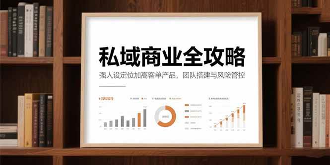 （15294期）私域商业全攻略，强人设定位加高客单产品，团队搭建与风险管控-泰戈创艺资源库