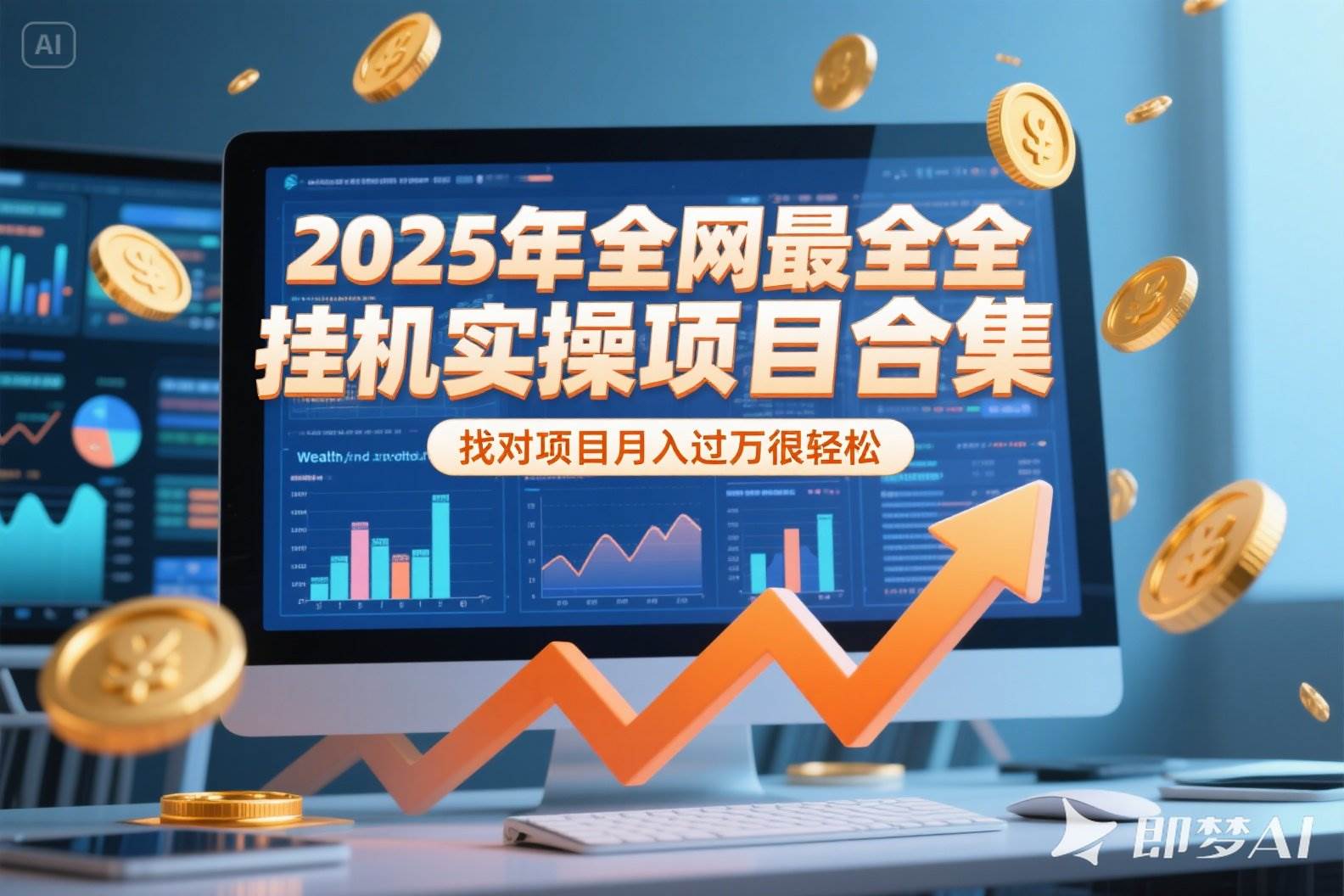 （15303期）2025年挂机实操项目实操演练，挂机类型，AI直播类型，轻资产创业类型…-泰戈创艺资源库