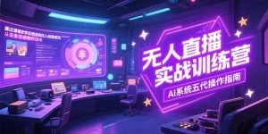 （15315期）无人直播实操训练营，从设备搭建到话术，AI系统五代操作指南(7月更新)-泰戈创艺资源库