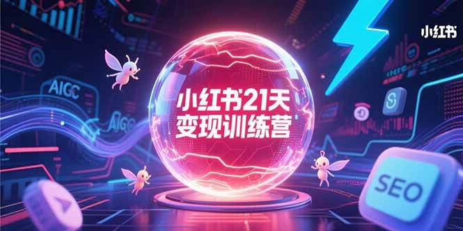 （15328期）小红书21天变现训练营，AIGC工具高效应用，SEO优化核心技巧-泰戈创艺资源库