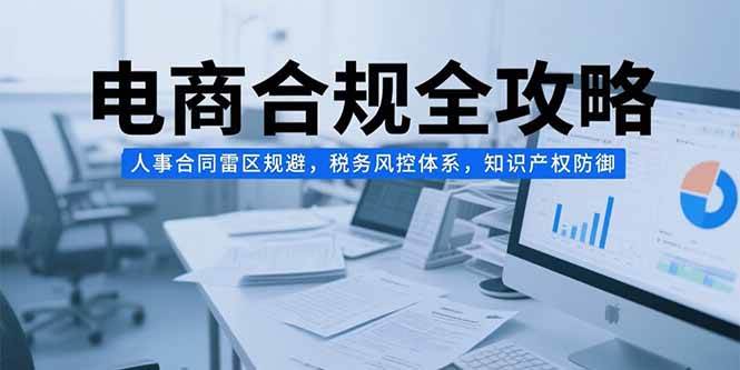 （15377期）电商合规全攻略，人事合同雷区规避，税务风控体系，知识产权防御-泰戈创艺资源库
