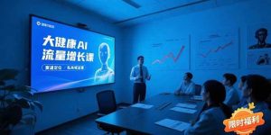 （15396期）大健康AI流量增长课，赛道定位方法论，AI数字人内容生产，私域转化运营…-泰戈创艺资源库