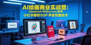(15460期)AI绘画商业实战营:DeepSeek/Midjourney/教学 小红书爆款SOP 声音克隆技术-泰戈创艺资源库