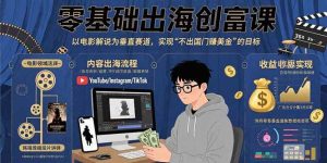 (15709期)零基础出海创富课:以电影解说为垂直赛道,实现不出国门赚美金的目标-泰戈创艺资源库