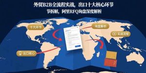 (15806期)外贸B2B全流程实战,出口十大核心环节拆解,阿里RFQ询盘深度解析-泰戈创艺资源库