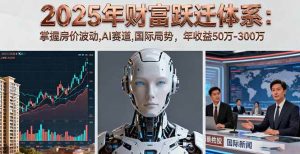 (16217期)2025年财富跃迁体系:掌握房价波动,AI赛道,国际局势,年收益50万-300万-泰戈创艺资源库