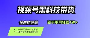(16321期)视频号黑科技短视频带货,新手也能单月到手1W+,一刀不用剪,零投资-泰戈创艺资源库