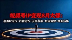 (16361期)视频号IP变现8月大课,覆盖IP定位+内容创作+流量获取+合规运营+商业转化-泰戈创艺资源库