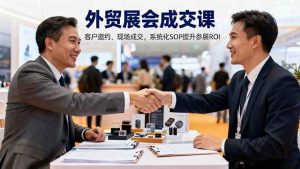 （16356期）外贸展会成交课，含目标制定、客户邀约、现场成交，系统化SOP提升参展ROI-泰戈创艺资源库