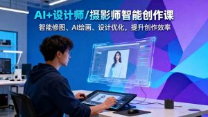 （16398期）AI+设计师/摄影师智能创作课：智能修图、AI绘画、设计优化，提升创作效率-泰戈创艺资源库