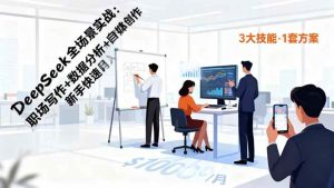 （16418期）DeepSeek全场景实战：职场写作+数据分析+自媒体创作，新手快速月入过万-泰戈创艺资源库