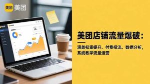 (16499期)美团店铺流量爆破:涵盖权重提升、付费投流、数据分析,系统教学流量运营-泰戈创艺资源库