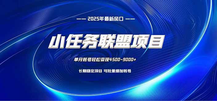 （16521期）小任务联盟项目：一台电脑每天只需10分钟，轻松简单稳定-泰戈创艺资源库
