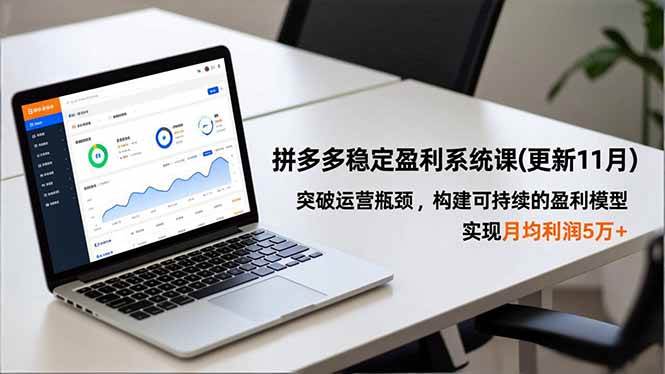 （16641期）拼多多稳定盈利系统课(更新11月)，突破运营瓶颈，构建可持续的盈利模型，实现月均利润5万+-泰戈创艺资源库