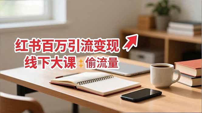 （16661期）小红书百万引流变现-11月线下大课：分享从0到百万引流路径，手把手教偷流量、拿结果-泰戈创艺资源库