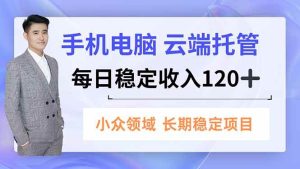 (16719期)手机、电脑云端托管,每日稳定收入120+,小众领域长期稳定-泰戈创艺资源库