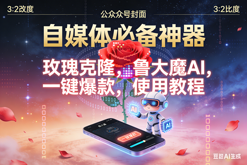 （16912期）玫瑰克隆神器，鲁大魔，ai，自媒体必备软件，一键爆款工具，详细教程-泰戈创艺资源库