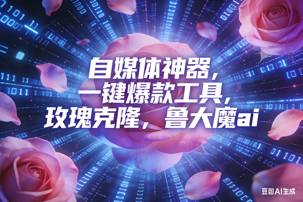 （16949期）ai鲁大魔，自媒体必备的软件，玫瑰克隆神器，一键爆款，详细教程-泰戈创艺资源库