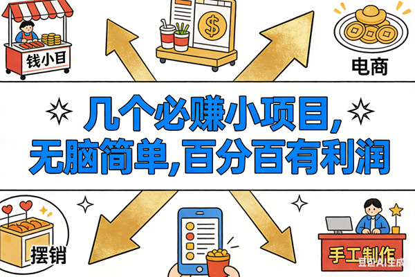 （16964期）9个必赚小项目，无脑简单，百分百有利润，副业首选，日入200+-泰戈创艺资源库