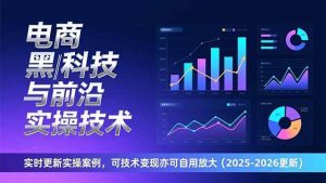 （17017期）电商黑科技与前沿实操技术：实时更新实操案例，可技术变现亦可自用放大（2026更新）-泰戈创艺资源库