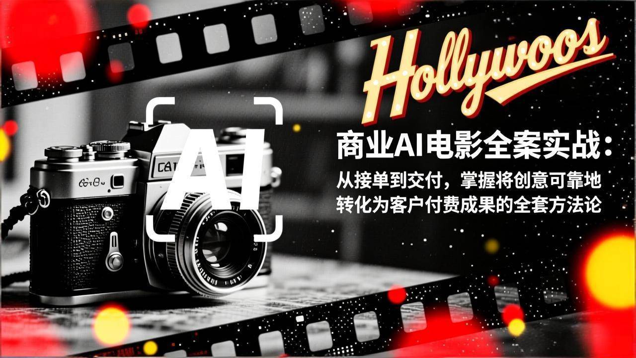 （17092期）商业AI电影全案实战：从接单到交付，掌握将创意可靠地转化为客户付费成果的全套方法论-泰戈创艺资源库