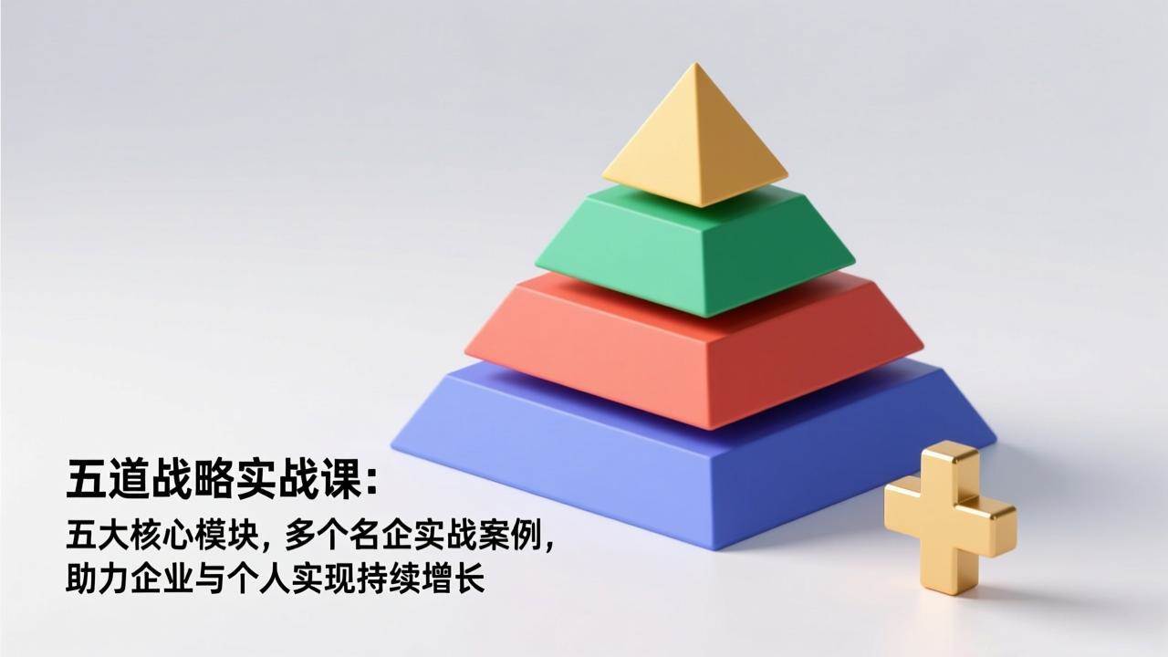 （17095期）五道战略实战课：五大核心模块，多个名企实战案例，助力企业与个人实现持续增长-泰戈创艺资源库
