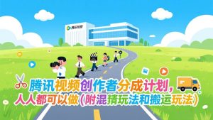 （17137期）腾讯视频创作者分成计划，人人都可以做（附混剪玩法和搬运玩法）-泰戈创艺资源库