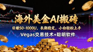 （17143期）【海外美金AI搬砖】Vegas交易技术+聪明软件，日赚50-1000U，长期稳定，小白轻松上手。-泰戈创艺资源库