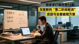 （17163期）拼多多打爆班第54期：深度解码“第二阶段断流”成因与全套破局方案-泰戈创艺资源库