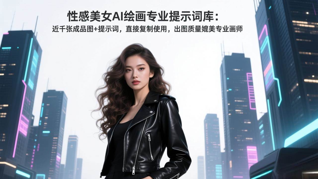 （17262期）性感美女AI绘画专业提示词库：近千张成品图+提示词，直接复制使用，出图质量媲美专业画师-泰戈创艺资源库