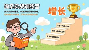 （17278期）淘系实战训练营，制定清晰的增长战略，突破流量与利润瓶颈，实现企业的规模化盈利-泰戈创艺资源库