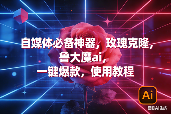 （17285期）玫瑰克隆神器，ai鲁大魔，自媒体必备工具，一键爆款神器，详细教程。-泰戈创艺资源库