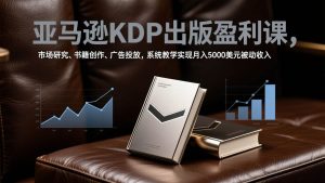 （17295期）亚马逊KDP出版盈利课，市场研究、书籍创作、广告投放，系统教学实现月入5000美元被动收入-泰戈创艺资源库