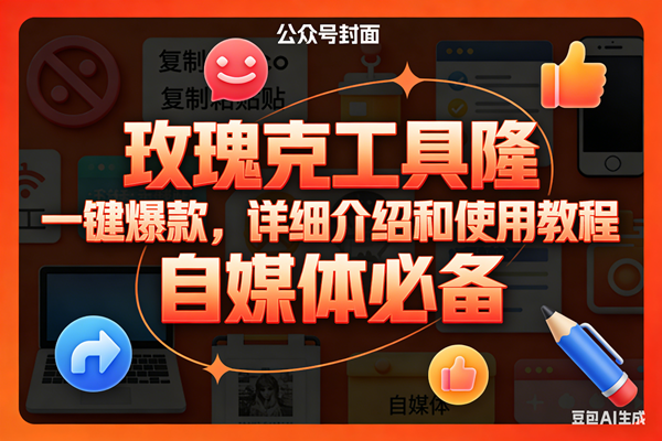 （17297期）玫瑰克隆工具，ai鲁大魔，自媒体必备神器，一键爆款神器，详细教程。-泰戈创艺资源库