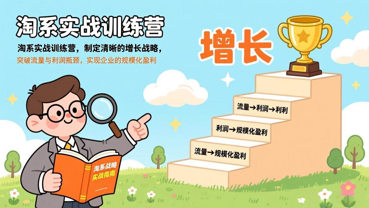 （17325期）淘系实战训练营(更新)，制定清晰的增长战略，突破流量与利润瓶颈，实现企业的规模化盈利-泰戈创艺资源库