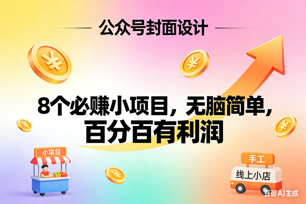 （17333期）8个必赚小项目，无脑简单，百分百有利润，副业首选，日入300+-泰戈创艺资源库