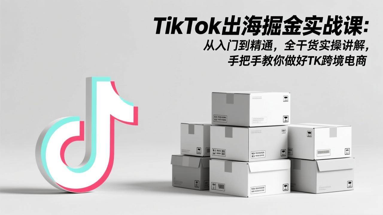（17368期）TikTok出海掘金实战课：从入门到精通，全干货实操讲解，手把手教你做好TK跨境电商-泰戈创艺资源库
