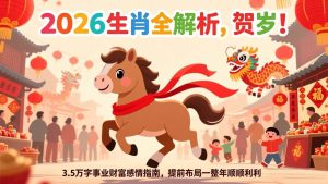 （17428期）付费文章：贺岁！2026生肖全解析，3.5万字事业财富感情指南，提前布局一整年顺顺利利-泰戈创艺资源库