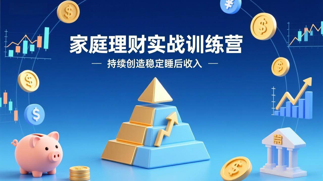 （17486期）家庭理财实战训练营：从0到1建体系，三阶进阶层层递进，助你持续创造稳定睡后收入-泰戈创艺资源库