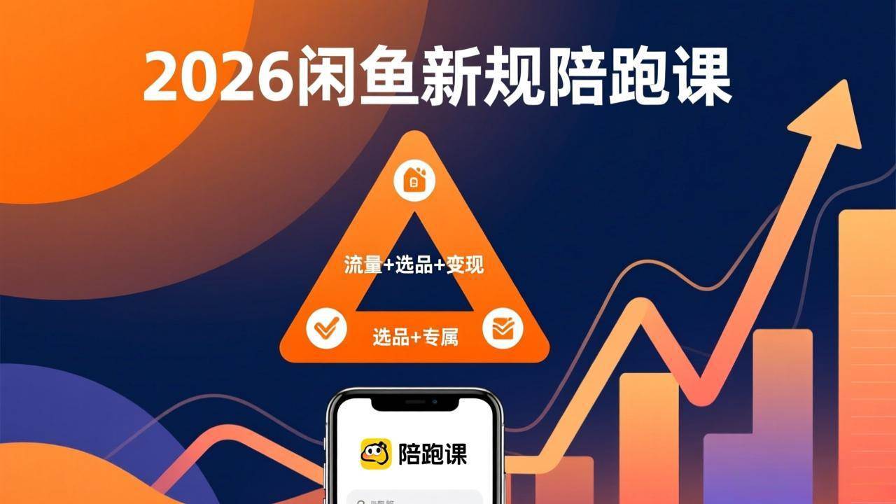 （17483期）2026闲鱼高阶陪跑课全新上线，带你吃透新规玩转选品流量，从零搭建稳定变现盈利体系-泰戈创艺资源库
