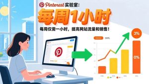 （17505期）Pinterest实验室：每周仅需一小时，提高网站流量和销售！-泰戈创艺资源库