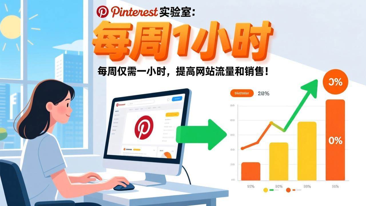 （17505期）Pinterest实验室：每周仅需一小时，提高网站流量和销售！-泰戈创艺资源库