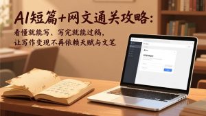 （17515期）AI短篇+网文通关攻略：看懂就能写、写完就能过稿，让写作变现不再依赖天赋与文笔-泰戈创艺资源库
