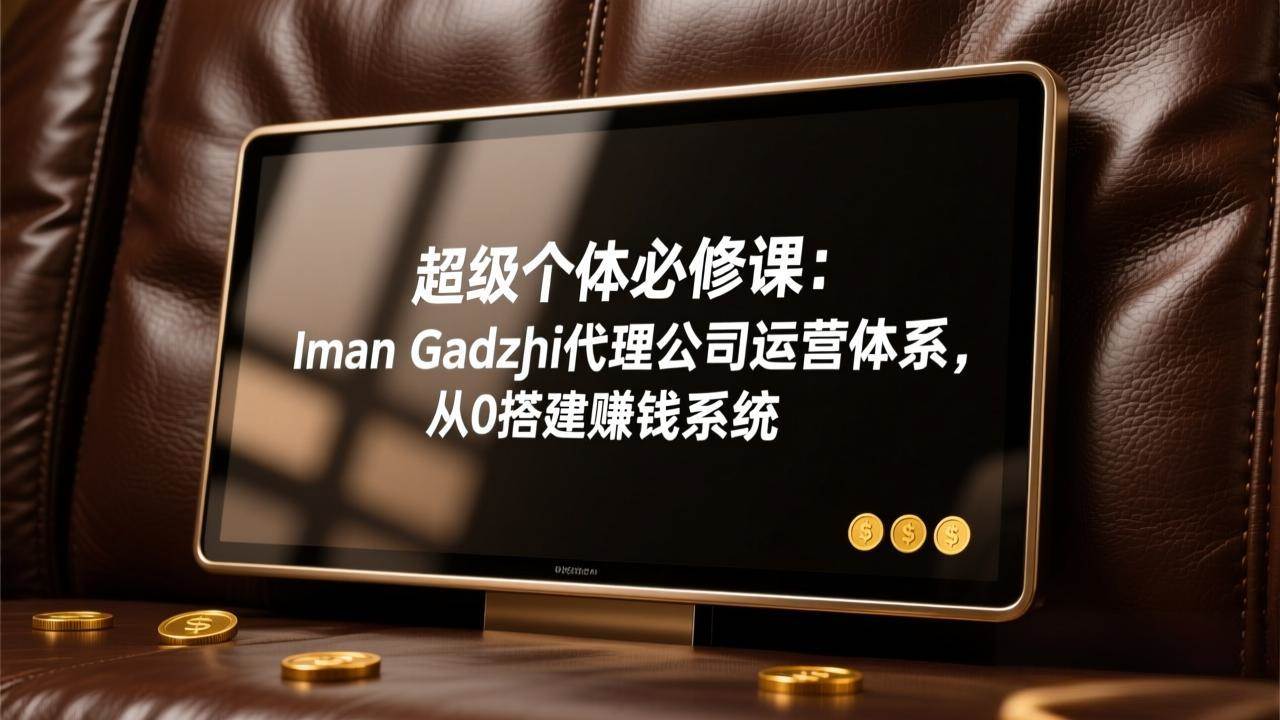 （17525期）超级个体必修课：Iman Gadzhi代理公司运营体系，从0搭建赚钱系统-泰戈创艺资源库