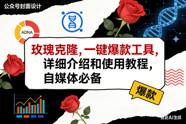 （17557期）玫瑰克隆工具，ai鲁大魔，自媒体必备神器，一键爆款神器，详细教程。-泰戈创艺资源库