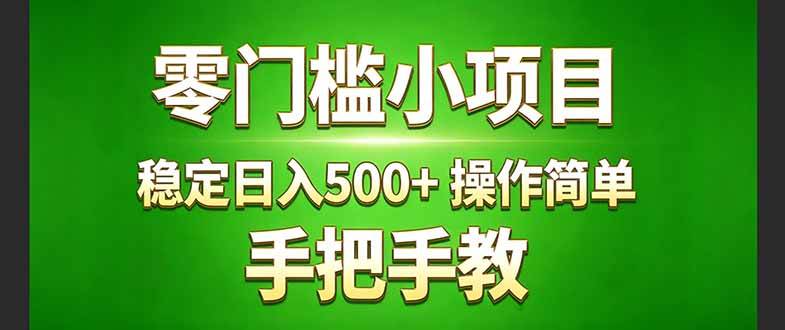 （17609期）真实实操两年多的小项目，正规长期做，适合想赚点额外收入的朋友，手把手教！ (-泰戈创艺资源库